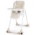BABY JOY Convertible High Chair for Babies & Toddlers, Height Adjustable, Grow & Go High Chair w/Recline & Footrest, Removable Double Tray, Portable Baby Dinning Chair with Wheels (Beige)