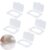 5 Pack Baby Wipes Flip Lid Reusable Adhesive Sticky Dispenser Cover Non-Drying Cap for Child Water Wipe Packs Bag Package Portable Pouch Travel Wet Tissues Paper Towel Holder Countainer