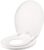 Little2Big Toilet Seat with Built-In Potty Training Seat, Slow Close, Durable Plastic, ROUND, White