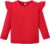 Magic Park 12M-7Y Baby Girl Blouse Toddler Ruffle T-Shirts Kids Girl Solid Color Tee Casual Tops for Girls
