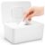 Baby Wipes Dispenser, Baby Wipe Holder for Fresh Wipes, Non-Slip Baby Wipes Container, Refillable Wipes Box, Baby Wipes Case with Sealing Design Lid (White)