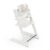 Stokke Tripp Trapp High Chair 2, White – Includes Chair + Baby Set with Removable Harness for Children 6-36 Months – Adjustable, Ergonomic & Easy to Clean