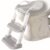 Jool Baby Potty Training Seat with 2 Step Ladder for Toddlers – Soft Cushioned Seat & Splash Guard, Adjustable Height (Gray)