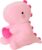 SQEQE Dinosaur Stuffed Animal, Loving Soft Dino Plush Toys with Holding Heart, Sweet Romantic Anniversary Birthday Gift for Her Girls Boys Girlfriend(Pink,12 inch)