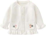 Vivobiniya Toddler and Baby Girl Cardigan Knit Sweater Infant Cotton Tops ÿ