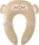 Hippypotamus Travel Potty Seat for Toddler – Folding Potty Training Seat – Portable Toilet Seat Cover for Baby & Kids (BEIGE Monkey)