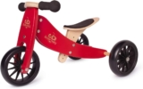 Kinderfeets TinyTot 2-in-1 Wooden Balance Bike and Tricycle – Convert from Bike to Trike | Riding Balance Toy for Kids and Toddlers | 12-24 Months