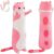 Cute Cat Plush Long Body Pillow, 43 inch Cat Stuffed Animals Plushie Toy Soft Throw Sleeping Cotton Kitten Pillow Gift for Kids Girls (Pink, 43.3″)