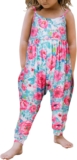 Vieille Baby Toddler Girl Cute Strap Jumpsuit One-piece Romper with Pockets 1-8 Years