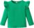 LYSMuch Toddler Baby Girls Long Sleeve Ruffle T Shirt Kids Casual Plain Solid Top Blouse T-Shirt Undershirt