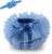 Tutu.kk Toddle Tutu Skirt for Baby Girl with Diaper Cover, Soft Baby Tutu Dress 0-6months with Flower Headband
