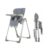 Inglesina My time Highchair, Sugar – Adjustable High Chair for Babies & Toddlers, 4 Height & 3 Recline Settings, Collapsible, Tool-Free Assembly, BPA Free, Removable Tray for Easy Cleaning