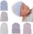 Newborn Hospital Hat Infant Baby Hat Caps with Bow Soft Cute Nursery Beanie Hat