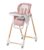 Convertible High Chairs for Babies and Toddlers, Height Adjustable Baby High Chair, High Chair with Removable Tray, Adjustable Backrest and Pedal, Portable Baby Dinning Chair with Lockable Wheels