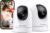 2K Indoor Security Camera-Baby Monitor with 2.4G WiFi Camera and Audio, Siren/Night Vision for Home/Pet/Nanny/Cat, 24/7 SD Card Storage, Cloud (Optional), Compatible with Alexa & Google Home, D1 2P