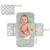 Tiny Twinkle Portable Diaper Changing Pad, Foldable Waterproof Baby Change Pad for Newborn Girl & Boy with Smart Wipes Pocket (Sage Checkers)