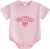 Infant Baby Girl Summer Short Sleeve Bubble Romper One-piece Newborn Baby Girl Pink Bow Onesie Outfit