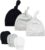 Durio Newborn Baby Hat and Mittens Set – Soft Cute Mittens and Hat for Baby Girls and Boys 0-6 Months