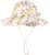 Baby Girl Sun Hat with UPF 50+ Outdoor Adjustable Beach Hat with Wide Brim Bucket Hats