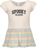 Spooky Season – Autumn October Halloween Infant/Toddler Baby Rib Dress