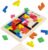 USATDD Wooden Puzzles Blocks Brain Teasers Toy Russian Tangram Colorful Jigsaw Game Montessori Intelligence STEM Preschool Educational Gift for Baby Toddlers Kids 3 4 5 6 7 Years Old Boys Girls 40Pcs