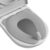 Travel Potty Seat for Toddler & Kid, Maliton Portable Potty Seat with Storage Bag, Foldable Potty for Toddler Travel, Non-Slip Potty Training Toilet Seat Cover with Splash Guard (Grey)