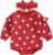 FIOMVA Valentines Baby Girl Outfit Newborn Bubble Romper Infant Sweatshirt Onesie Toddler Heart Print Clothes (Q Valentines Day Heart Red, 0-3 Months)