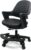 Ergonomic Kids Desk Chair with Footrest, Height Adjustable Seat, Comfortable Cushion Study Computer Task Chair, Smooth Rolling Wheels for Student and Children, Piano Black