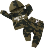 Toddler Baby Boy Clothes Infant Newborn Boy Outfit Long Sleeve Hoodie Sweatshirt Pants Fall Winter Clothes Set