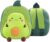 Toddler Backpack for Boys and Girls, Cute Soft Plush Animal Cartoon Mini Backpack Little For Kids 2-6 Years (Avocado)