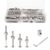 Crib Screws Hardware Replacement Kit – 28 Set Baby Bed Frame Bolts &Barrel Nuts Set,M6x20/40/60/80 mm Hex Drive Socket Cap Screws Barrel Nuts
