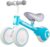allobebe Baby Balance Bike, Cute Toddler Bikes 12-36 Months Gifts for 1 Year Old Girl Bike to Train Baby from Standing to Running with Adjustable Seat Silent & Soft 3 Wheels