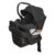 UPPAbaby Aria Lightweight Infant Car Seat/Just Under 6 lbs for Easy Portability/Base with Load Leg + Infant Insert Included/Direct Stroller Attachment/Jake (Charcoal/Black Leather)
