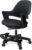 Ergonomic Kids Desk Chair with Footrest, Height Adjustable Seat, Comfortable Cushion Study Computer Task Chair, Smooth Rolling Wheels for Student and Children, Piano Black