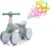 Baby Balance Bike 1 Year Old with Music, Lights, Bubble Machine, 4 Wheels Pedal-Less Toddler Ride on Toys for 12-36 Months Birthday Gift, Toddler boy Toys Ride on car (Green & Gray)