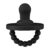 Ryan & Rose Cutie PAT Pacifier Teether (Flat, Black)