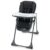 BABY JOY Convertible High Chair for Babies & Toddlers, Height Adjustable, Grow & Go High Chair w/Recline & Footrest, Removable Double Tray, Portable Baby Dinning Chair with Wheels (Black)