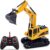 Remote Control Excavator,Toy Digger Remote Control Digger Excavator Toys,Engineering Sand Digger Construction Vehicle Toy RC Excavator Toy Cars for Kids
