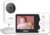 Baby Monitor with Camera and Audio, 2.4″ LCD Screen Video Baby Monitor No WiFi Night Vision, Portable Baby Camera Monitor VOX Pan-Tilt-Zoom Alarm and 1000ft, Ideal for Baby/Elderly/Pet