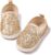 KIDSUN Infant Baby Boys Girls Sneaker Leather Soft Sole Anti-Slip Newborn Toddler White Casual Shoes First Walker Crib Shoes