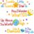 DEKOSH Baby Nursery Decor with Twinkle Twinkle Little Star Rhyme Wall Decal Set Peel and Stick Kids Wall Stickers for Playroom Classroom Children Bedroom