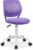 Giantex Kids Desk Chair, Children Armless Study Chair with Adjustable Height, Ergonomic Kids Office Chair with Wheels, Rolling Swivel Mesh Task Desk Chair for Girls Boys Teens, Purple