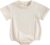 Unisex Baby Boy Girl Clothes Infant Summer Oversized Bubble Romper Toddler Baby Plain Short Sleeve Jumpsuit