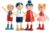 Tender Leaf Toys – Doll Family – Cute Wooden Flexible Doll Family for Kid’s Dollhouse, Four Pcs of Multicultural Mom, Dad, Boy and Girl – Age 3+