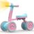 Baby Balance Bike 1+ Year Old Girls Boys – 12-24 Months Toddler Balance Bike with Night Lamp- 4 Silence Wheels Baby Bikes – Ride On Toys for Kids First Bike Gift