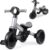 Tricycle for Toddlers 1-3, 4 in 1 Baby Balance Bike 1 2 Year Old Boy Girl Gift, Kids Bicycle Toy with Removable Pedals