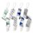PandaEar Baby Pacifier Clips Solid Color, 4 Pack Universal Holder Leash for Boys and Girls, Teething Toys Teethers (Neutral)