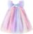 Baby Girl Tutu Dress Summer Kids Floral Tulle Skirt Bowknot Lace Sleeveless Princess Sundress