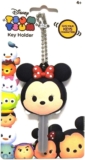 Disney Tsum Tsum Minnie Mouse Soft Touch PVC Key Holder,Multi,3″