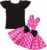 Baby Toddler Girl Polka Dots Fancy Dress Up Costume Birthday Party Tulle Dresses with Polka Dot Headband